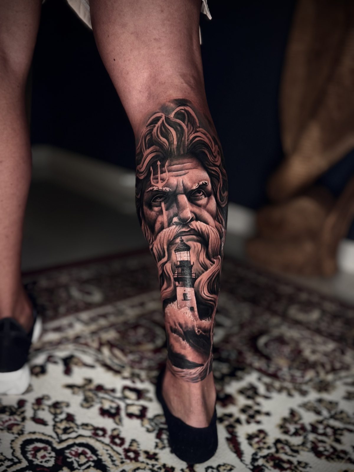 Trabalho em realismo preto e branco